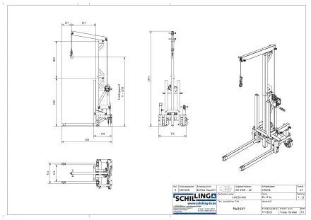 Schilling Alu-Multilift - 2in1 PDF Massblatt