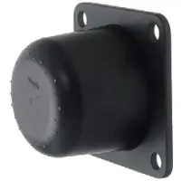 Gummi-Anschlagpuffer Ø 40 mm mit Grundplatte Puffer-Ø 40 mm  Artikel-Nr.: 017110-040x032N